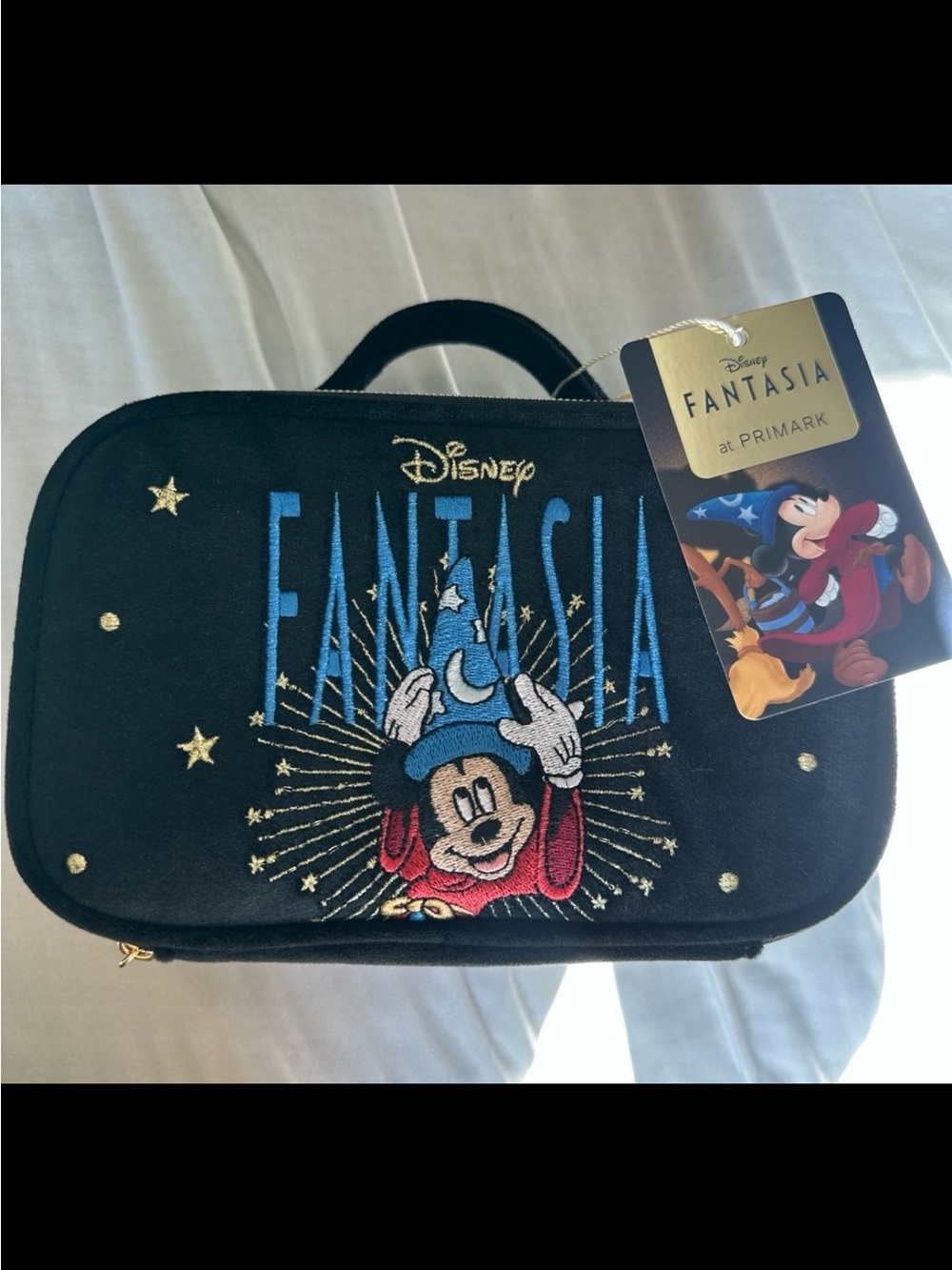 NWT Fantasia Mickey Mouse Disney cosmetic bag